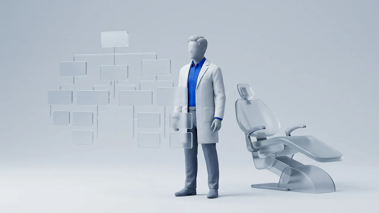 Un titolare di studio che valuta la posizione di clinic manager